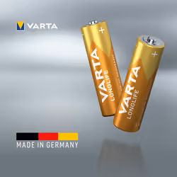 Varta Longlife AAA Blister 10, Batteria monouso, Mini Stilo AAA, Alcalino, 1,5 V, 10 pz, Multicolore