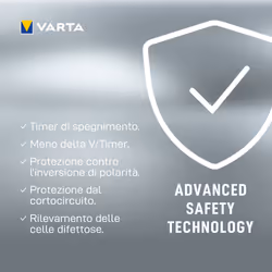 Varta LCD charger AA & AAA (Batterie ricaricabili NiMH incl. 4x AA 2600 mAh accu & AC adattatore & 12 V adattatore & cavo USB),Grigio - Vista aggiuntiva 8