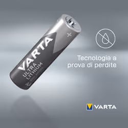 Varta Ultra Lithium, Batteria al litio, AA, Mignon, FR14505, Blister da 2 - Vista aggiuntiva 5