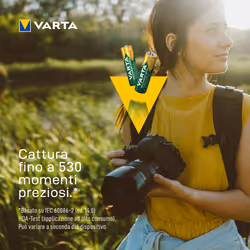 Varta Recharge Accu Power AA 2600 mAh Blister da 2 (Batteria NiMH Accu Precaricata, Mignon, batteria ricaricabile, pronta all'uso) - Vista aggiuntiva 6