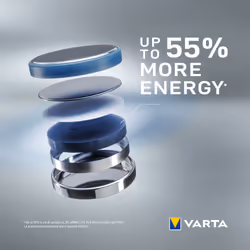 Varta LITHIUM Coin CR2016 (Batteria a bottone, 3V) Blister da 2 - Vista aggiuntiva 4
