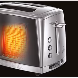 Russell Hobbs Luna Moonlight 6 2 fetta/e 1550 W Nero, Grigio - Vista aggiuntiva 4