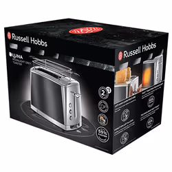 Russell Hobbs Luna Moonlight 6 2 fetta/e 1550 W Nero, Grigio - Vista aggiuntiva 7