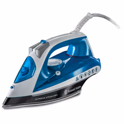 Russell Hobbs Supreme Steam Pro, 2600 W, 145 g/min, Piastra in Ceramica, 0,31 L, 40 g/min, Blu, Bianco