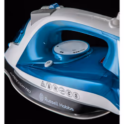 Russell Hobbs Supreme Steam Pro 2600 W 0,31 L Piastra in Ceramica Blu, Bianco