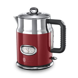 Russell Hobbs Retro Ribbon bollitore elettrico 1,7 L 2400 W Rosso, Argento