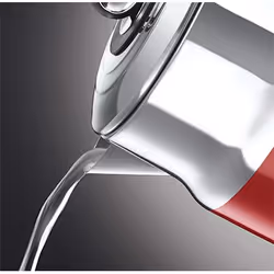 Russell Hobbs Retro Ribbon bollitore elettrico 1,7 L 2400 W Rosso, Argento