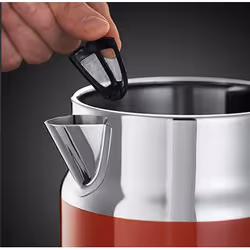 Russell Hobbs Retro Ribbon bollitore elettrico 1,7 L 2400 W Rosso, Argento - Vista aggiuntiva 5