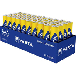 Varta - longlife Power aaa Tray 40 Batteria Ministilo (aaa) Alcalina/manganese 1.5 v 40 pz.