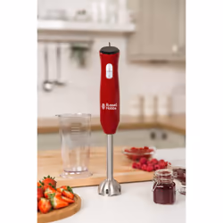 Russell Hobbs Desire 0,7 L Frullatore ad immersione 500 W Rosso, Acciaio inox - Vista aggiuntiva 5