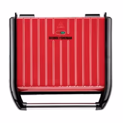 George Foreman 25040-56, Rosso, Rettangolare, 280 x 170 mm, 1650 W, 340 mm, 130 mm