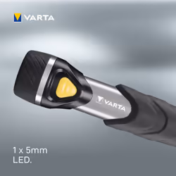 Varta Day Light Key Chain LED Flashlight (incl. anello portachiavi e 1x batteria AAA Longlife Power, antiurto) argento/nero per la casa, tutti i giorni, interruzioni di corrente - Vista aggiuntiva 5