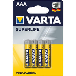 Varta - Pila ministilo superlife 'ro3p' pz 4 - 1,5 v - aaa