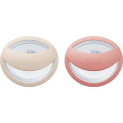 NUK 10175337 ciuccio per bambino Ciuccio classico Silicone Rosa, Beige
