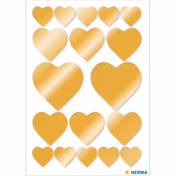 HERMA 1757 sticker decorativi Carta Oro Permanente 36 pz
