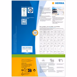 HERMA 4282 etichetta per stampante Bianco Etichetta per stampante autoadesiva