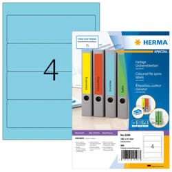 HERMA 4298 etichetta per stampante Blu Etichetta per stampante autoadesiva