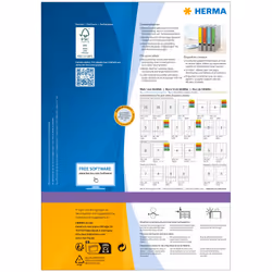 HERMA 4298 etichetta per stampante Blu Etichetta per stampante autoadesiva