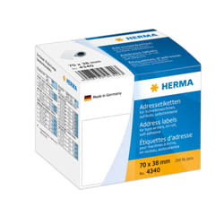 HERMA 4340 etichetta per corrispondenza Bianco