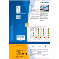 HERMA 4396 etichetta per stampante Giallo Etichetta per stampante autoadesiva
