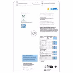 HERMA 4441 etichetta per corrispondenza Bianco