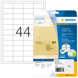 HERMA 4680 etichetta per stampante Trasparente Etichetta per stampante autoadesiva