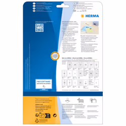 HERMA 4680 etichetta per stampante Trasparente Etichetta per stampante autoadesiva