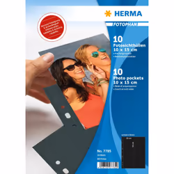 HERMA 7785, 100 x 150 mm, Trasparente, Polipropilene (PP), Ritratto, 230 mm, 310 mm