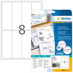 HERMA 8326 etichetta per corrispondenza Bianco