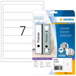 HERMA 8620 etichetta autoadesiva Rettangolo con angoli arrotondati Permanente Bianco 70 pz