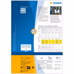 HERMA 9538 etichetta autoadesiva Rettangolo Bianco 480 pz - Vista aggiuntiva 2