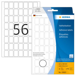 HERMA 10603 etichetta autoadesiva Bianco 1792 pz