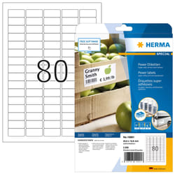 HERMA 10901 etichetta per stampante Bianco Etichetta per stampante autoadesiva