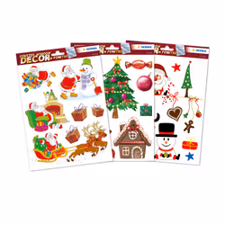HERMA 15548, Multicolore, Rimovibile, Finestra, Bambino/Bambina, Natale, Sacchetto di politene