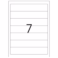 HERMA Movables 192x38mm Bianco