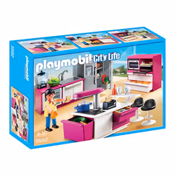 Playmobil City Life Modern Designer Kitchen, Set da costruzione, 4 anno/i