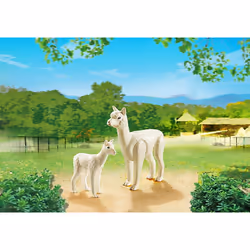 Playmobil Alpaca with Baby Figura di costruzione Multicolore
