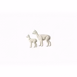 Playmobil Alpaca with Baby Figura di costruzione Multicolore