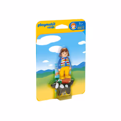 Playmobil 1.2.3 Contadino e mucche