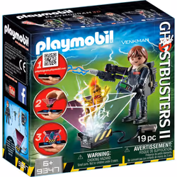 Playmobil Ghostbusters Ghostbuster Peter Venkman, 6 anno/i, Multicolore