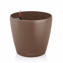 LECHUZA Classico Color 43, Vaso a cubo, Libera installazione, Polipropilene (PP), Marrone, Rotondo, Interno