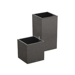 LECHUZA CANTO Stone 40 LED high Nero 1 pz