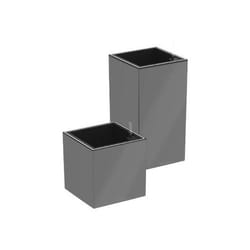 LECHUZA CANTO Premium 40 LED low Nero 1 pz