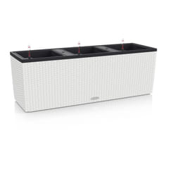 Lechuza - Vaso da interno e esterno trio Cottage 40 cm - Bianco - Bianco