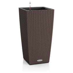 LECHUZA CUBICO Cottage 30 All-in-One Set Interno/esterno Vaso a cubo Libera installazione Polipropilene (PP) Marrone