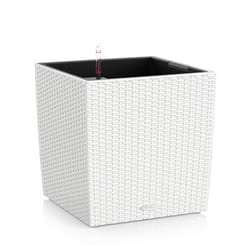 LECHUZA CUBE Cottage 50 All-in-One Set Interno/esterno Vaso a cubo Libera installazione Polipropilene (PP) Bianco