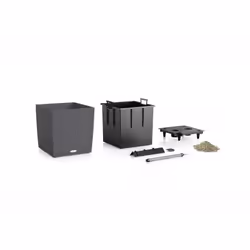 LECHUZA CUBE Cottage 50 All-in-One Set Interno/esterno Vaso a cubo Libera installazione Polipropilene (PP) Bianco