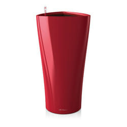 Vaso da interno e esterno delta Premium 30 cm - Rosso Scarlatto Lucido - Rosso Scarlatto Lucido