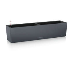 Lechuza - Vaso da interno e esterno balconera Color 80 cm - Ardesia - Ardesia