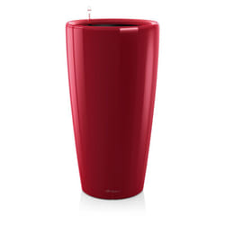Vaso da interno e esterno rondo Premium Singoli 32 cm - Rosso Scarlatto Lucido - Rosso Scarlatto Lucido